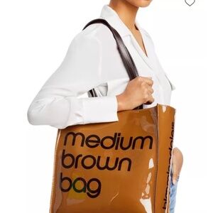 Bloomingdale's Medium Brown Bag -Exclusive